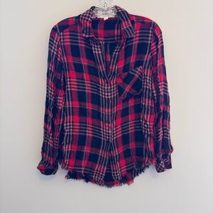 Anthropologie Cloth & Stone Plaid Shirt